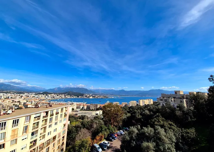 Vue Apartmán Ajaccio (Corsica)